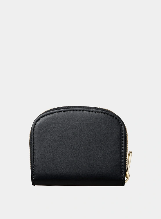 Кошелек A.P.C. Demi-Lune Mini Compact Wallet Noir