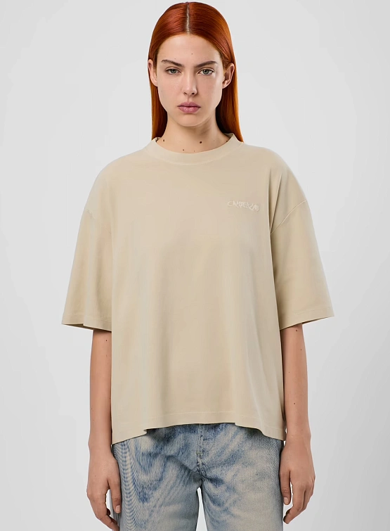 Футболка CAMPERLAB Cotton T-shirt Beige