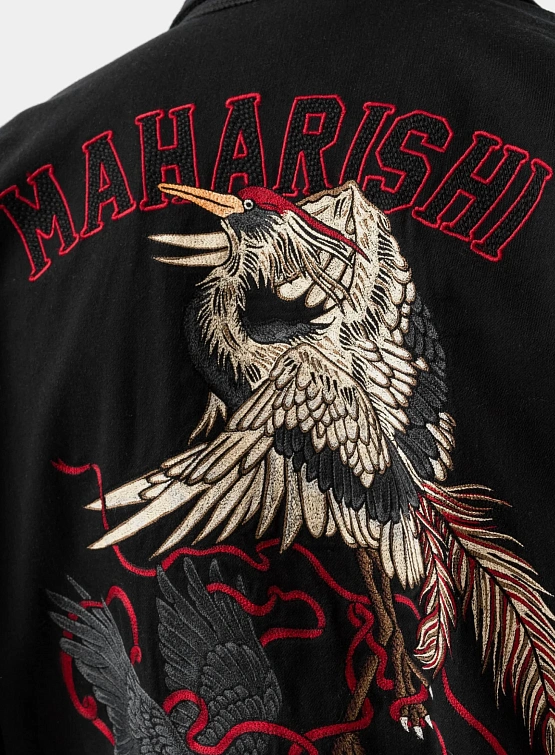 Бомбер MAHARISHI 6101 Crow & Heron M42 Flight Black