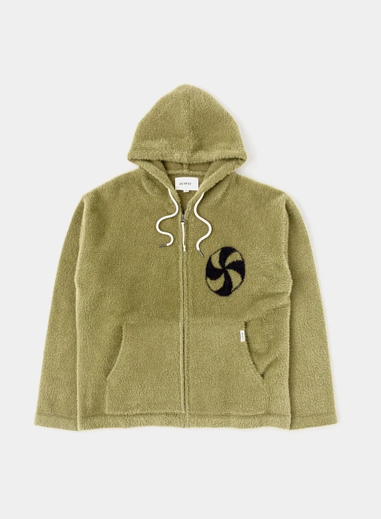 Зип-худи Heresy Portal Knit Hood Green