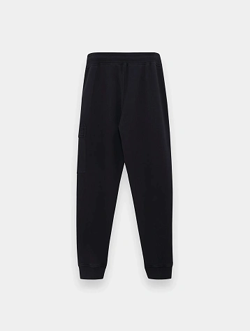 Брюки C.P. Company Cotton Diagonal Fleece Resist Dyed Black