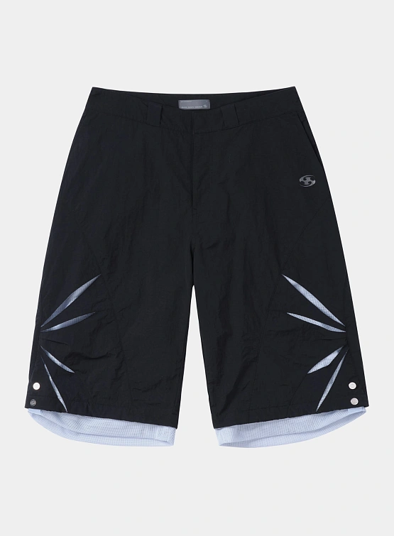Шорты SAN SAN GEAR Cut Off Mesh Shorts Black