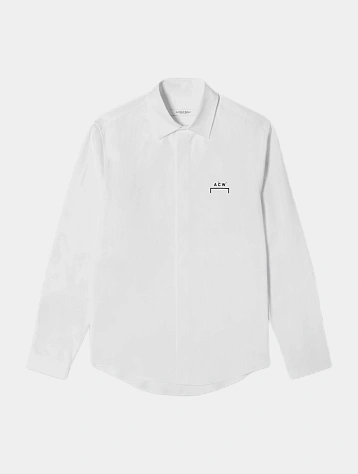 Рубашка A-COLD-WALL* Bracket Logo White