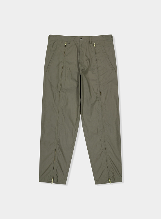 Брюки YESEYESEE CN Vertical Zip Pants Sage Green