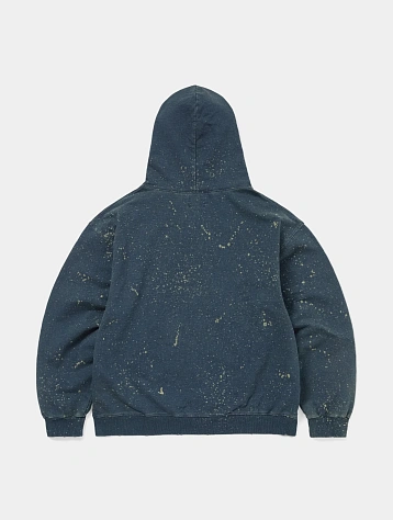 Зип-Худи thisisneverthat Indigo Dyed Zip Up Blue