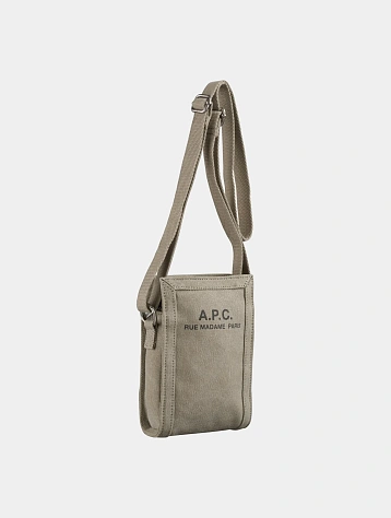 Сумка A.P.C. Recuperation Neck Pouch Kaki