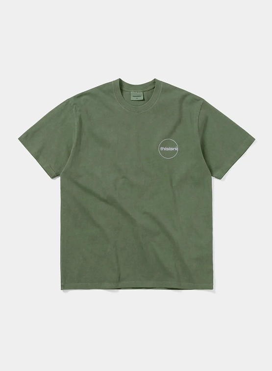 Футболка thisisneverthat C-Logo Tee Pickle