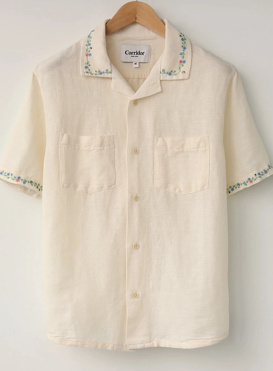 Рубашка Corridor Spring Bouquet SS Camp Natural