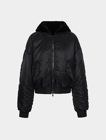 Женский бомбер JUUN.J Reversible MA-1 Hoodie Jumper Black