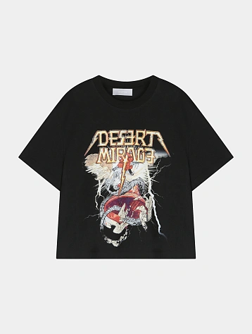 Женская футболка System Printed Half Sleeve Black