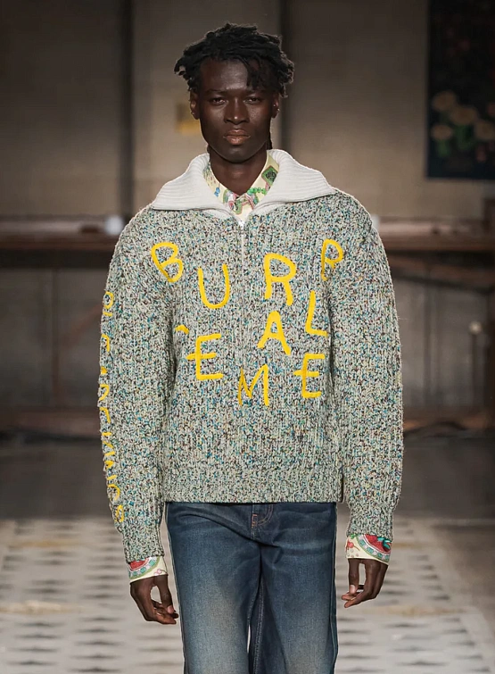 Халф-зип Bluemarble Half Zipped Wool Jumper