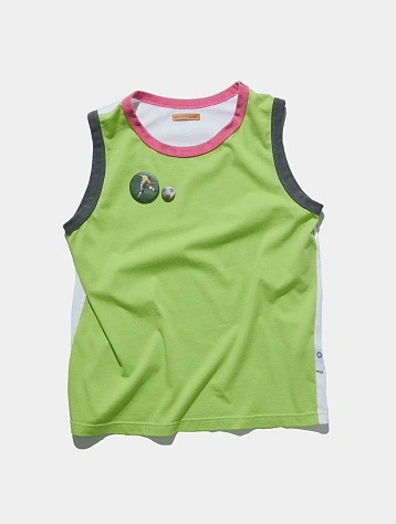 Майка Siniy Vsadnik Roberto Tank Top Neongreen/White