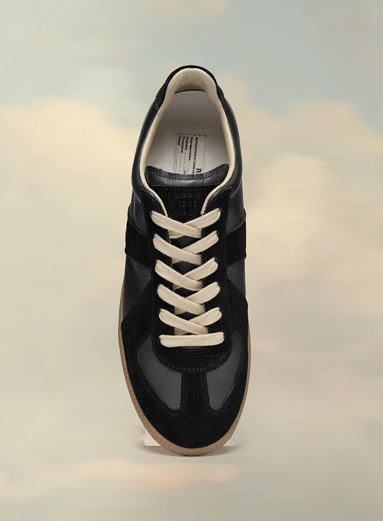 Кеды Maison Margiela Replica Low Top Carry Over Black Gum