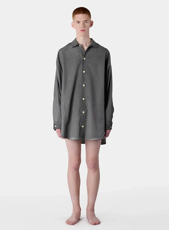 Рубашка Sunnei Mega Over Shirts With Cuts Grey