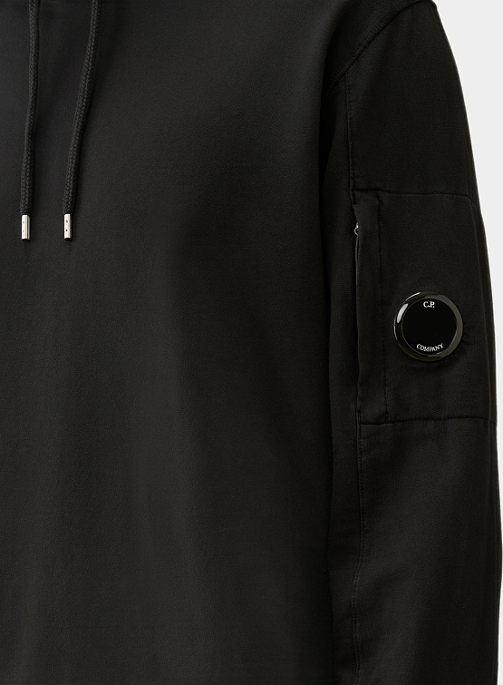 Худи C.P. Company Light Fleece Hoodie Black