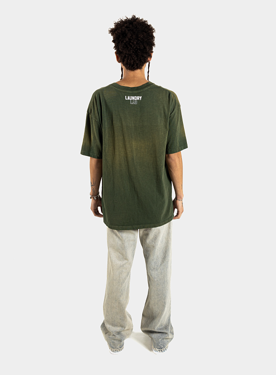 Футболка ALCHEMIST Laundry Lab T-Shirt 2 Moss