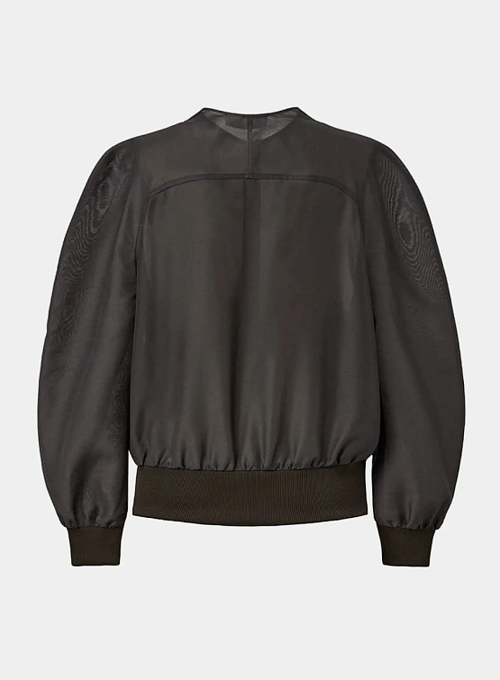 Женский кардиган AMOMENTO Mock Neck Organza Charcoal