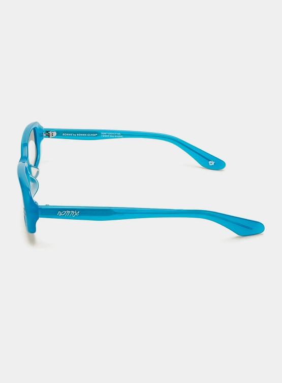 Очки Bonnie Clyde Rodeo Turquoise & Clear Lens