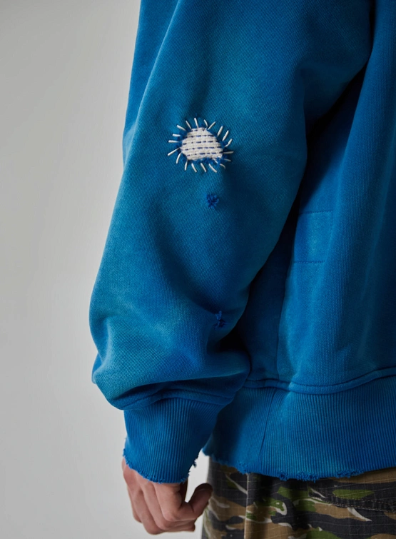 Худи Siniy Vsadnik Patched Sapphire Hoodie Royal Navy