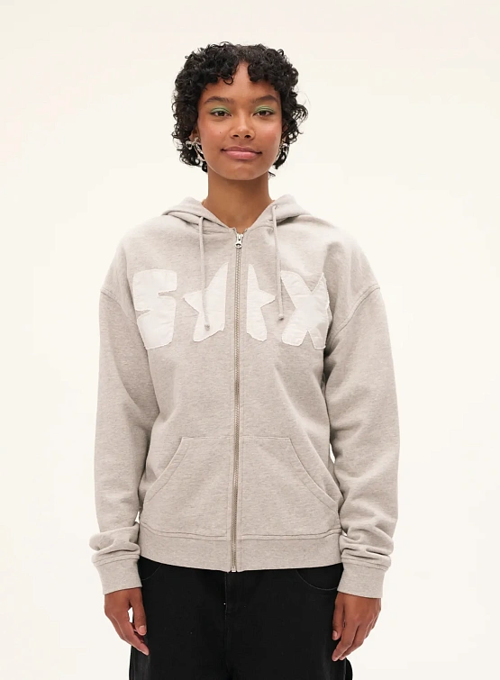 Зип-худи Carne Bollente Stellar Sass Melange Grey