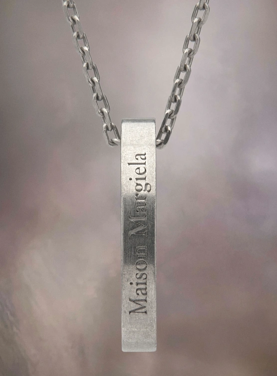 Ожерелье Maison Margiela Logo Ring Silver