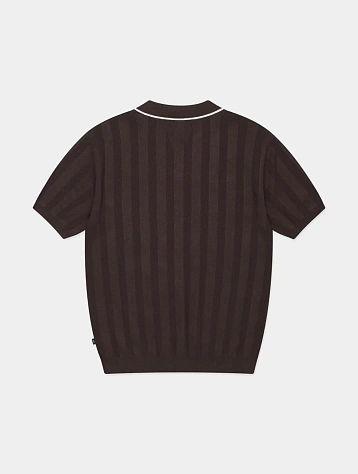 Поло LMC Mesh Knit Polo Shirt Brown