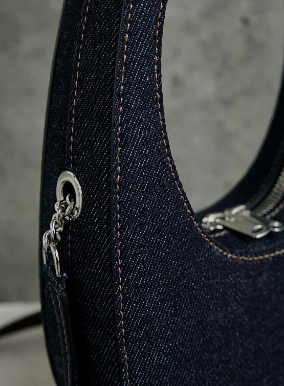 Сумка Coperni Denim Crossbody Mini Swipe Bag Dark Navy