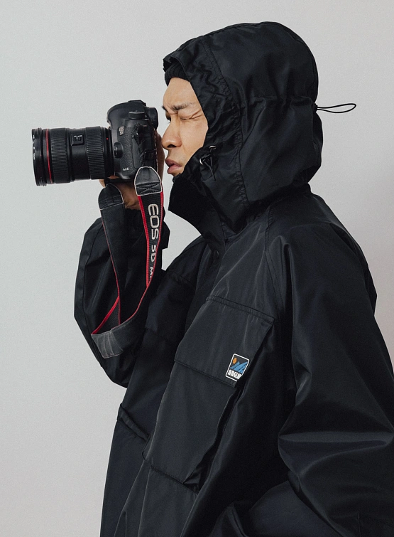 Анорак ANGLAN Double Pocket Mountain Anorak Black