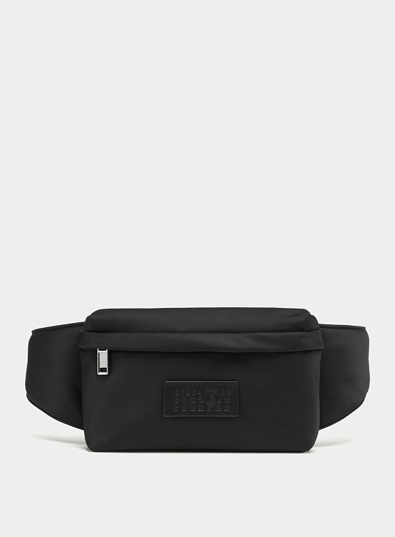 Сумка MM6 Maison Margiela Logo Patch Belt Bag Black