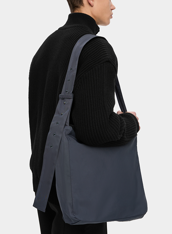 Сумка AMOMENTO Square Big Cross Bag Dark Navy