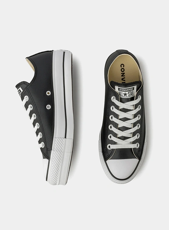 Кеды Converse Chuck Taylor Leather Low Black/White