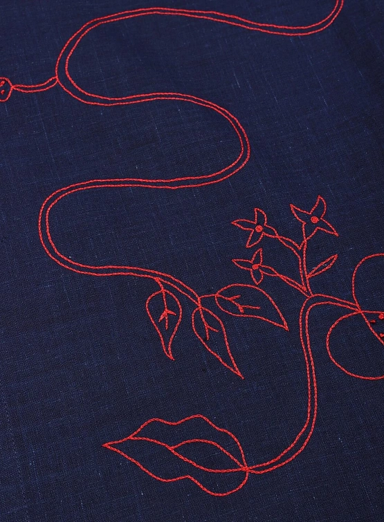 Рубашка Kardo Ronen EMB15 Indigo