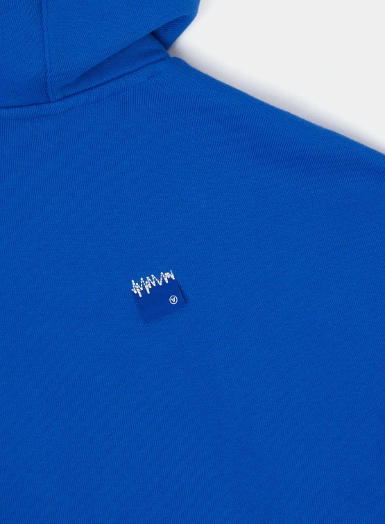 Зип-худи ADERERROR Sig; BL Tag 02 Blue