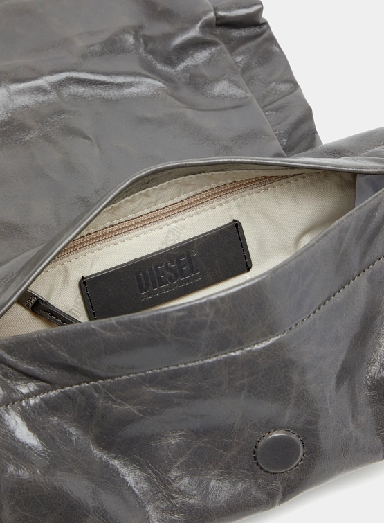 Сумка Diesel Scrunch-D Shoulder S Gunmetal