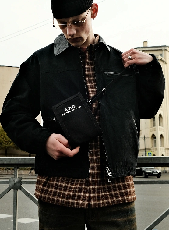 Куртка FrizmWORKS Heavy Canvas Destroyed Black