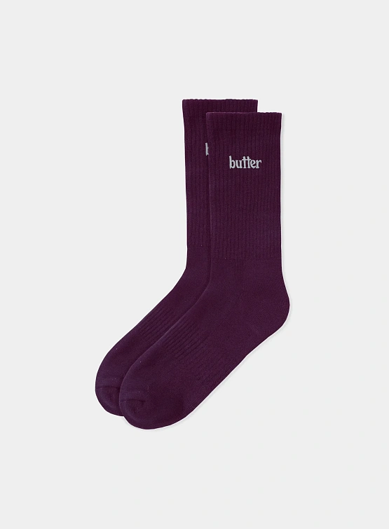 Носки Butter Goods Basic Socks Plum