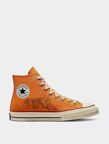 Кеды Converse Chuck 70 Hi Sun Orange/Egret/Black