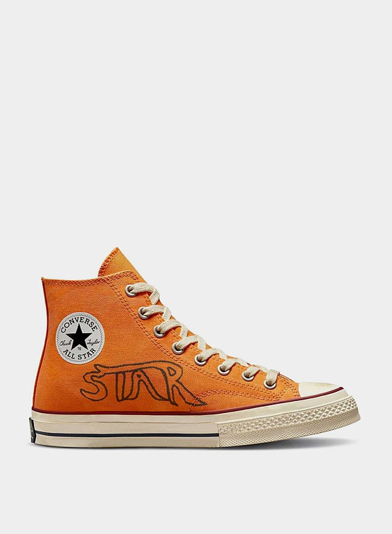 Кеды Converse Chuck 70 Hi Sun Orange/Egret/Black