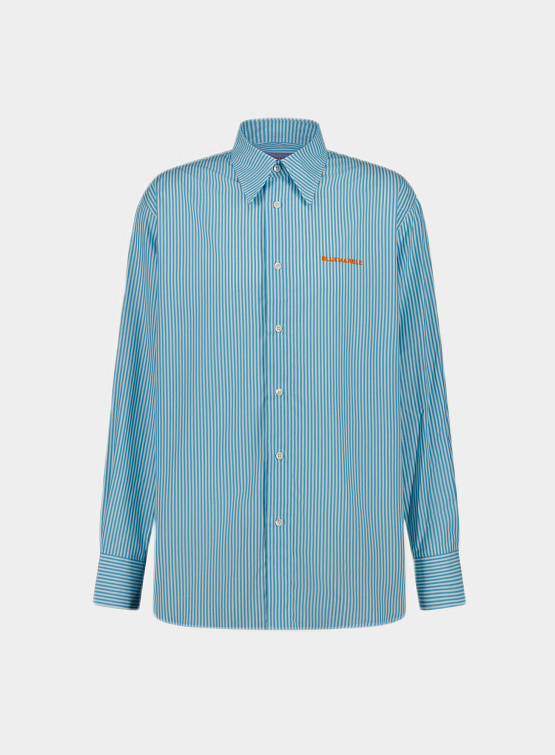 Рубашка Bluemarble Regular Shirt In Striped Blue