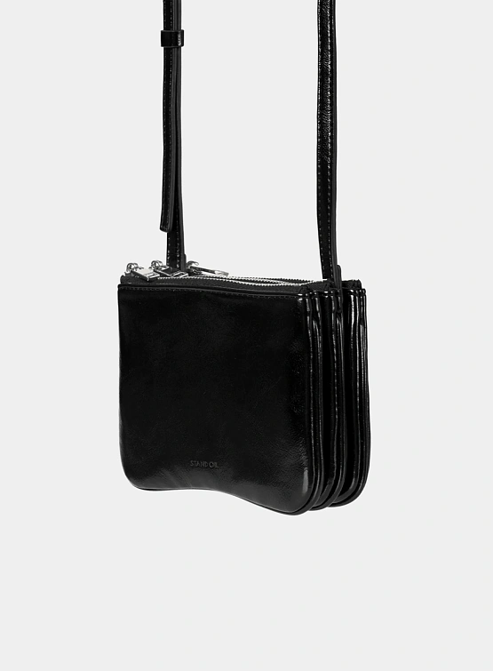 Женская сумка STAND OIL Cookie Accordion Black