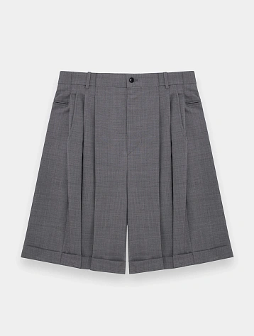 Шорты Hed Mayner Pleated Shorts Medium Grey