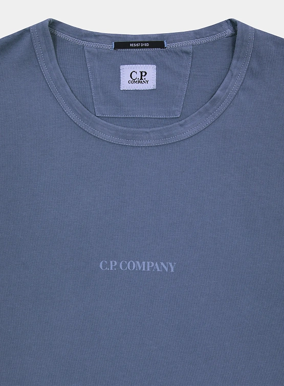 Футболка C.P. Company 70/2 Mercerized Jersey Stormy Weather