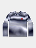 Лонгслив Comme des Garçons PLAY Striped Navy