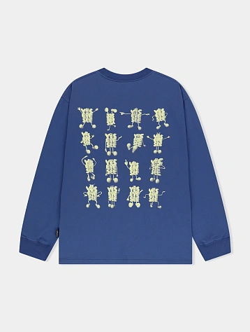Лонгслив YESEYESEE A Logo L/S Cobalt Blue