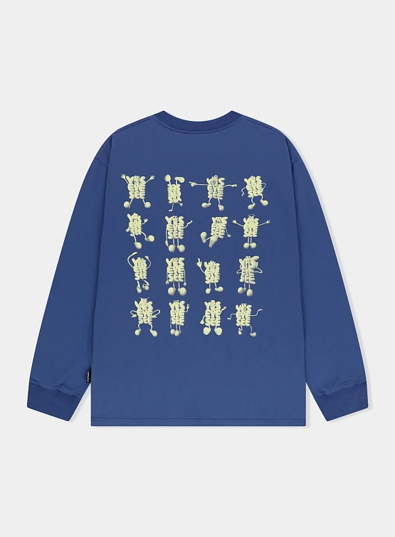 Лонгслив YESEYESEE A Logo L/S Cobalt Blue