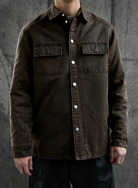 Овершот Han Kjøbenhavn Washed Overshirt Dirty Tint