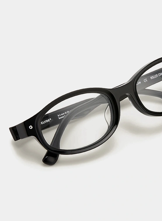 Очки Bonnie Clyde Roller Coaster Black & Clear Lens