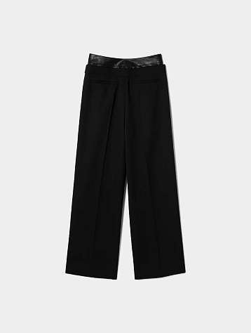 Женские брюки JUUN.J Double Waisted Pants Black