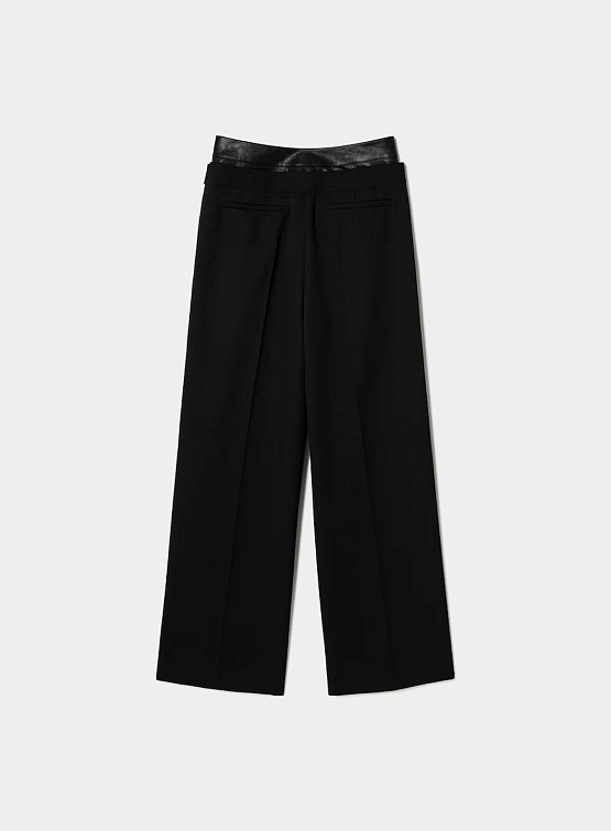 Женские брюки JUUN.J Double Waisted Pants Black