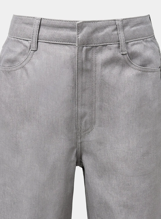 Джинсы AMOMENTO Men's Indigo Denim Light Grey